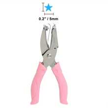 Handheld Effort Saving Puncher With 5 Types Of Single Hole Manual Ticket Puncher In Heart, Star And Round Shapes - 5mm Star Hole - View 1