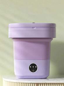 Máquina de lavar dobrável 8L e 6.5L  mini máquina de lavar portátil, máquina de lavar de viagem de uma peça, adequada para sutiãs e meias, adequada para uso doméstico, máquina de lavar 8L de grande capacidade
