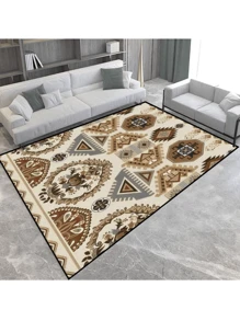 2025 New Modern Style Decorative Crystal Velvet Carpet, Versatile Fashionable Color Block Carpet, Dirt-Resistant Anti-Slip Washable Floor Rug For Living Room, Bedroom, Kitchen, Bathroom - Multicolor - View 10