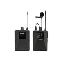 Lmbgm Cm02 Wireless Clip-On Lapel Microphone Uhf Dual-Channel For Dslr Camera, Live Interview, Phone Recording, Wireless Microphone System - 1 Fanny Pack - View 1