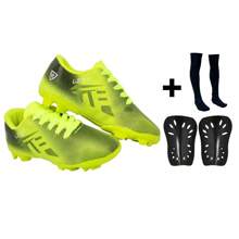 Uzze Sport Kids Soccer Shoes - 黃色 - 查看 1