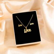 不鏽鋼耳環項鍊套裝,、手掌、眼睛、玫瑰吊墜飾品 - 星月 - 查看 23