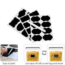 7pcs Set Bpa-Free Plastic Sealed Food Storage Container With Lids, Thickened Cereal Canister, For Kitchen Organization And Storage With Labels & Pen - Clear - View 5