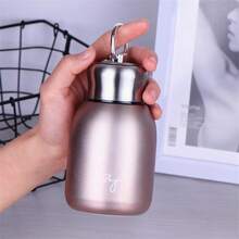 Compact And Cute Coffee Vacuum Flask-Keep Your Drinks Hot Or Cold For Travelling, Stylish And Convenient To Carry - Rose Gold - View 4