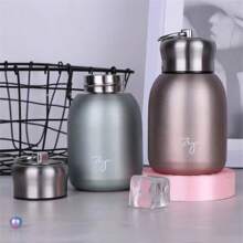 Compact And Cute Coffee Vacuum Flask-Keep Your Drinks Hot Or Cold For Travelling, Stylish And Convenient To Carry - Rose Gold - View 6