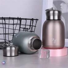 Compact And Cute Coffee Vacuum Flask-Keep Your Drinks Hot Or Cold For Travelling, Stylish And Convenient To Carry - Rose Gold - View 5