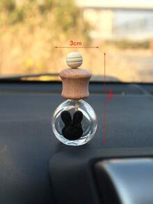 1個車載香薰空瓶包裝揮發瓶空調出風口裝飾可愛卡通汽車香薰擺件 - 彩色 - 查看 9