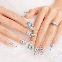 2000 Peças/Pacote Confetes Espalhados de Mesa de Casamento Cristais Acrílicos Brilhantes 4 mm Brilhantes para Casamento, Chá de Panela, Decorações de Contas de Vaso (4 mm, AB Transparente) Melhores Presentes