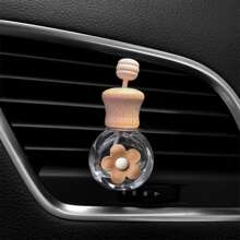 1pc Car Perfume Empty Bottle Air Conditioning Outlet Decoration Car Aromatherapy Creative High-End Long-Lasting Light Fragrance Car Fragrance Bottle - White - View 6