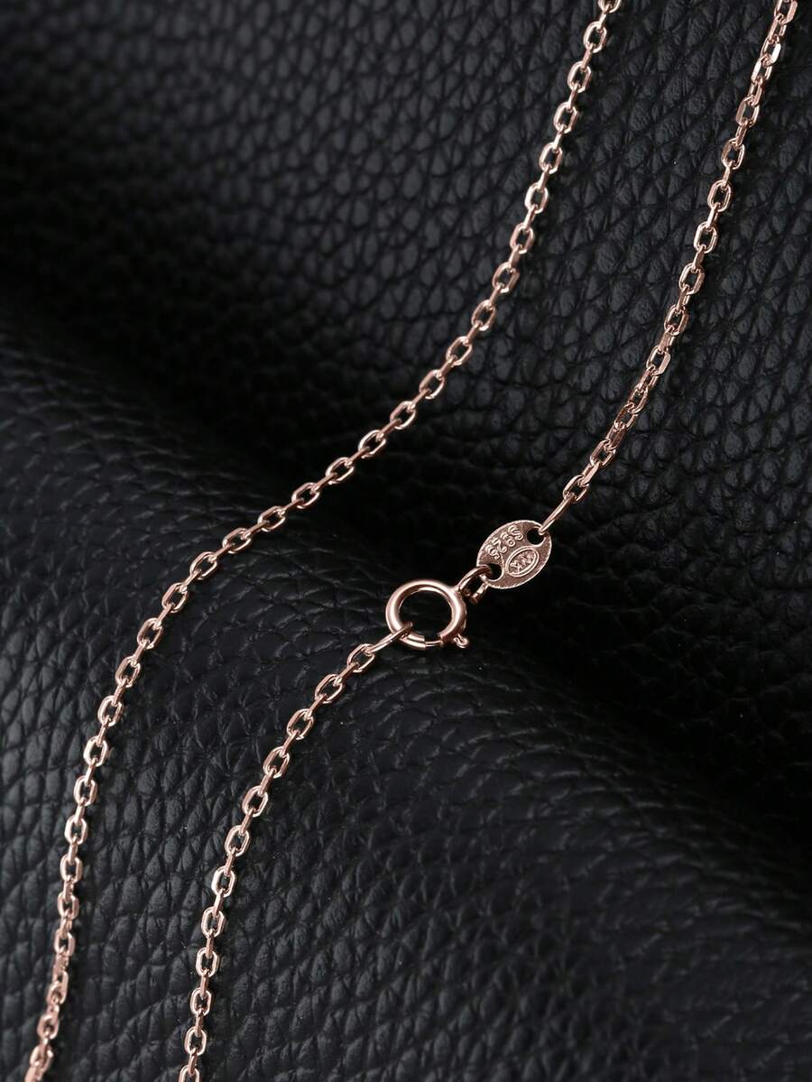 JewelryPalace Vòng cổ dây chuyền tối giản bằng bạc sterling