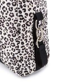 1 件装多功能豹纹尿布包带垫子，妈妈单肩包，可挂在婴儿车上 - 米色 - 查看 6