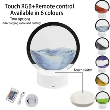 1入時尚LED桌燈移動3D潮流流沙藝術產品，快速沙畫與LED燈組合 - 流沙燈 - 查看 9