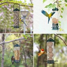 2 件餵鳥器金屬野鳥餵食懸掛式餵鳥器適用於小鳥 2 端口帶支架的餵鳥器帶衣架的混合種子餵食器花生餵食器防風雨適用於花園戶外庭院 - 紫色 - 查看 8