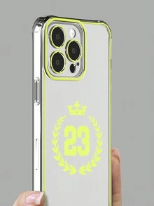 1入luminous & Transparent & Glossy Tpu手機殼,設有數字23圖案,適用於iphone 11/11pro/11pro Max/12/12pro/12pro Max/13/13pro/13pro Max/14/14pro/14pro Max/15/15pro/15pro Max - 芥末黃 - 查看 4