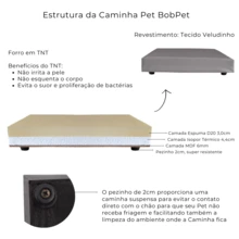 Pet Bed & Crate Mat - 灰色 - 查看 2