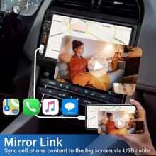Car Stereo With 7 Inch Touch Screen Mirrorlink Hd Bluetooth 7020 Pro - Black - View 2