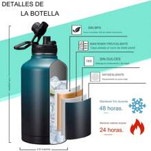 POOST Insulated Water Bottles - Dark Wash - View 3