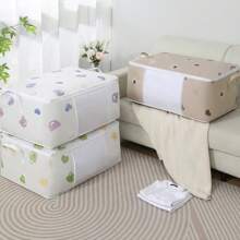 1入袋式棉被/衣物收納袋,無紡布可摺疊整理箱 - 棕色熊 - 查看 3