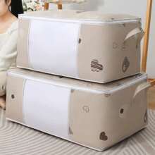 1入袋式棉被/衣物收納袋,無紡布可摺疊整理箱 - 棕色熊 - 查看 5