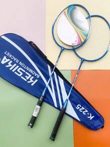 1 Pieza Raqueta De Bádminton Duradera De Aleación De Hierro 606 (nivel De Entrada) - Conjunto De 2 Piezas - Rosa - Ver 3