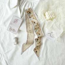 1個向日葵圖案頭巾 - 彩色 - 查看 2