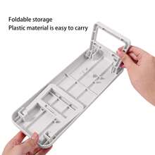 Giá đỡ tay gấp gọn cho thợ làm móng, Giá đỡ tay chuyên dụng cho thợ làm móng, Giá đỡ tay acrylic hình bánh macaron, Giá đỡ tay acrylic di động, Gối kê tay khi làm móng, Đồ dùng bàn làm móng, Dụng cụ làm móng, Dụng cụ làm móng nghệ thuật, Mùa tựu trường, Làm móng, Dụng cụ dán móng - Xám - Xem 6