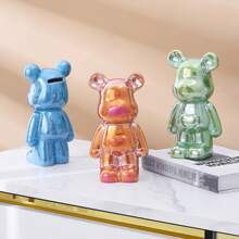 1pc Electroplated Ceramic Piggy Bank For Living Room, Nordic Style Tv Cabinet Room Decoration, Any Color Best Gifts Birthday Graduation