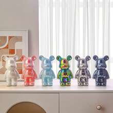 1pc Electroplated Ceramic Piggy Bank For Living Room, Nordic Style Tv Cabinet Room Decoration, Any Color Best Gifts Birthday Graduation