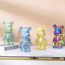 1pc Electroplated Ceramic Piggy Bank For Living Room, Nordic Style Tv Cabinet Room Decoration, Any Color Best Gifts Birthday Graduation