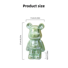 1pc Electroplated Ceramic Piggy Bank For Living Room, Nordic Style Tv Cabinet Room Decoration, Any Color Best Gifts Birthday Graduation