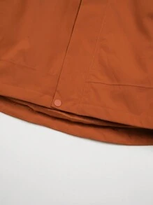 TECTOP 男式防水滑雪外套3合1保暖冬季雪衣山地防風衣,可拆卸帽雨衣 - 棕色 - 查看 10