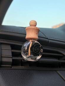 1個車載香薰空瓶包裝揮發瓶空調出風口裝飾可愛卡通汽車香薰擺件 - 彩色 - 查看 8