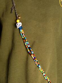 Collar Bandera Muerto Yoruba Mazo Protección - Multicolor - Ver 3