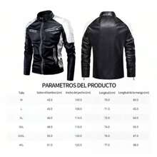 Chamarra De Motociclista Hombre Rompe Vientos Moto - Negro - Ver 2