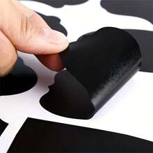 36入組食物儲存容器可重複使用標籤與筆 - 防水,無膠,自黏,黑板貼紙,適用於香料,起司等 - 廚房配件