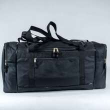 Mala de Bordo Multifuncional Impermeável - Bolsa de Academia e Viagem - Preto - Visão 1
