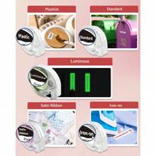 Phomemo P12 Pro Professional Label Maker (With Tape), Portable Label Printer, Mini Smart Handheld Sticker Label Maker With Multiple Templates, Easy To Use, No Need To Charge, For Home And Office Light Pink - Pink - View 8