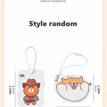 Kawaii Sponge Washcloth For Dishes Cute Cleaning Sponge Scrub Pad Cleaning Rag Dish Cleaning Brush Wok Multi-Function Dish Sponge Kitchen Wood Pulp Cartoon Dish Brush-Style Random - White - View 5