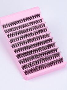 200 Clusters False Eyelashes 10 Rows Large Capacity DIY Segmented Lashes 8~16mm Mixed Single Cluster D Curl False Eyelashes Naturally Bushy Self Grafting Lasheslash Clusters,Eyelash Clusters,Individual Eyelashes,Lashes,Fake Lashes - D - View 3