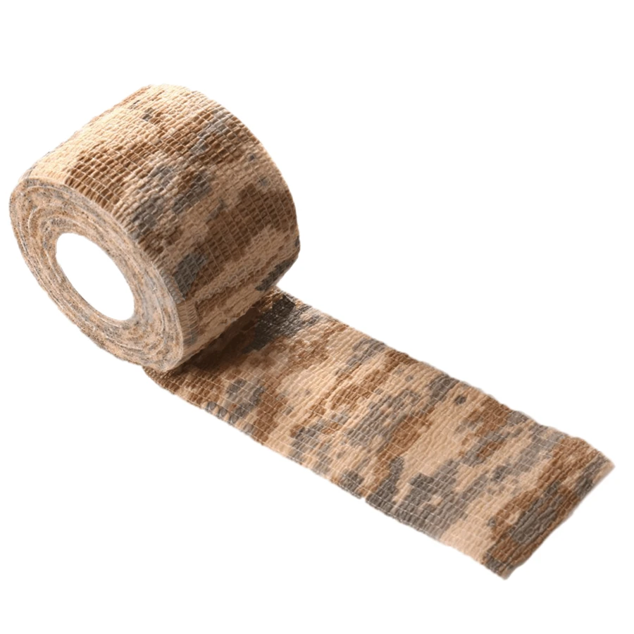 Ueasy 3卷装 5cm*4.5m 迷彩防护胶带，户外军用迷彩胶带，弹性迷彩胶带，适用于防护装备，适合狩猎和战术用途，弹性迷彩胶带，适用于包装设备、相机和工具 - 多功能可拉伸迷彩胶带，适合所有用户，自粘迷彩布包裹，弹性绷带胶带，适用于轻型户外装备包装、狩猎和战术DIY项目（不适用于重型用途）