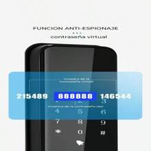 Cerradura Chapa Digital Lagom Ttlock-k7 Alarma Inteligente 5 Maneras Para Abrir La Puerta Huella Contraseña App Tarjeta Ic Llave Cilindro De Cerradura De Nivel C Anti-electromagnética - Negro - Ver 5