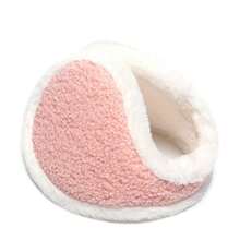 1入組冬季女士帶耳機插孔的耳暖,厚實防風保暖耳罩 - 粉色 - 查看 5