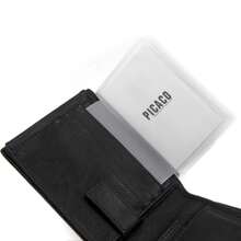 2 件塑料替换内衬适用于双折或三折钱包 6 个卡槽 ID 夹 卡夹 卡片夹 钱包 名片夹 信用卡夹 照片卡夹 女士 男士 卡片钱包