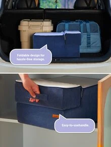 Lesure Dog Stairs For Small Dogs - Pet Stairs For Beds And Couch, Folding Pet Steps With CertiPUR-US Certified Foam For Cat And Doggy, Non-Slip Bottom Dog Steps - Navy Blue - 查看 7