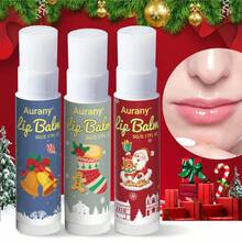 AURANY Giáng sinh Son dưỡng môi Bộ dụng cụ , A Món Quà Cho Giáng Sinh Và , Lâu dài Đàn hồi , Phòng chống Khô Và Nứt , Thích hợp Dành Cho Nam Và Nữ Hằng ngày Môi - trắng - Xem 3