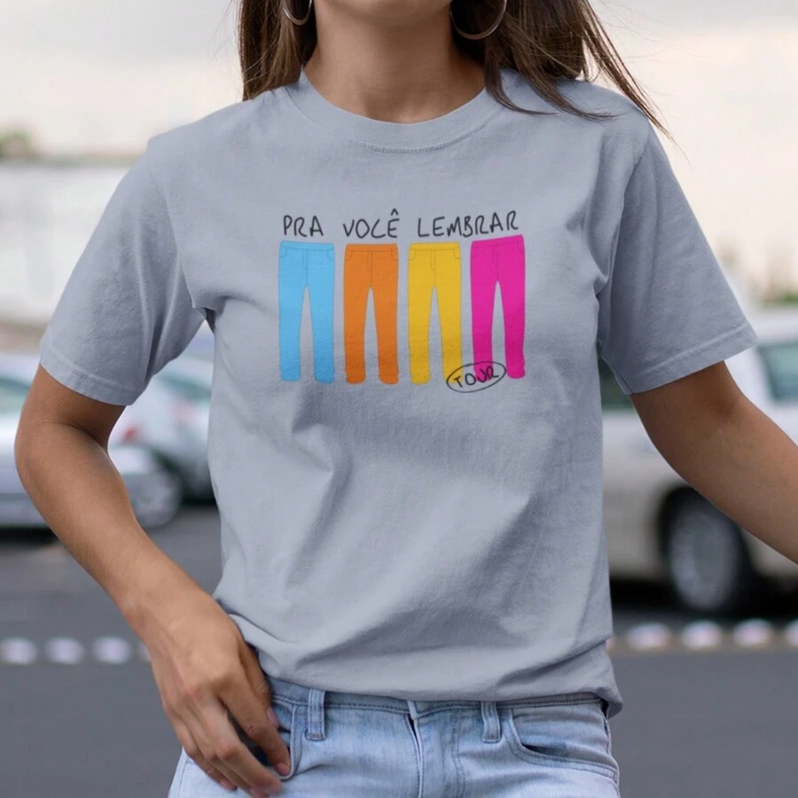 Women T-Shirts - 灰色 - 查看 1