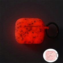 Compatible With Airpods Pro 2 Case Silicone Luminous Earphone Case Headphone Cover Headset Shell Compatible With Apple Air Pod 3 Pro 2nd Generation 2022 - Pink - View 2