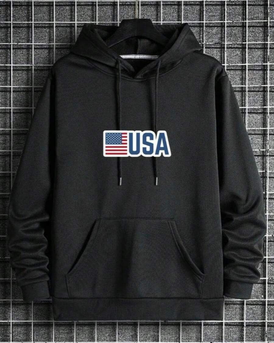 Men Sweatshirts - 黑色 - 查看 1