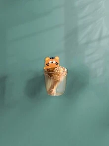 浴室排水收纳管，壁挂式搁板收纳架，橙色，无需钻孔 - 橘色 - 查看 1