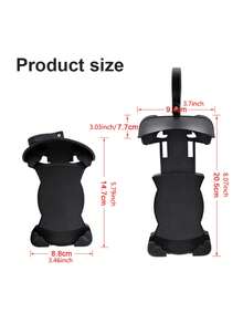 Qc3.0 18w 摩托車手機架充電器,帶太陽和雨的支架,支持手機座 - no charger - Handle installation - 查看 2